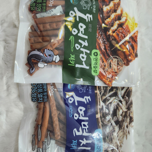 강아지 고양이 간식 통영 국내산 장어 멸치 져키 면역