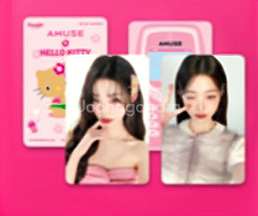 어뮤즈 태닝키티 장원영포카 2종--0