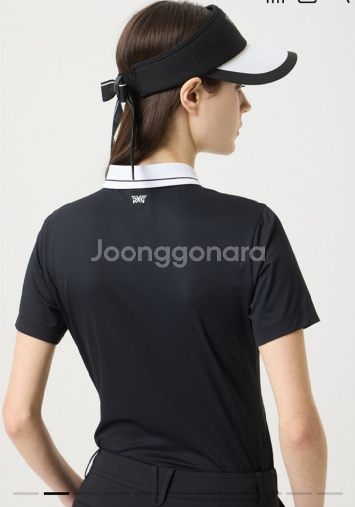 PXG 매장판 골프웨어 우먼 썸머 쿨 폴로 숏 슬리브--1