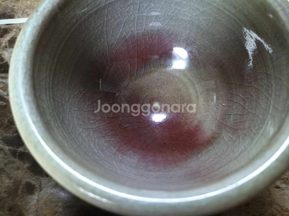 학생작품 다용도 청자 도자기그릇 4개(개당가격)--1