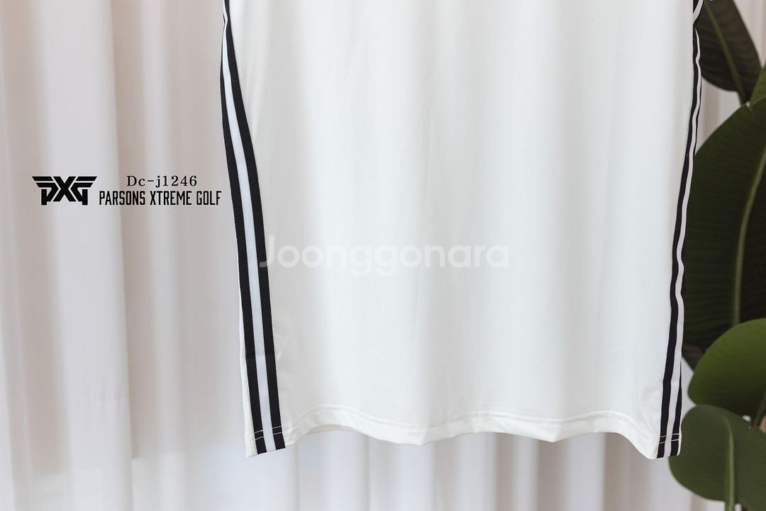 PXG 골프웨어 맨즈 롱 슬리브 엠보로고 카라 티셔츠--5