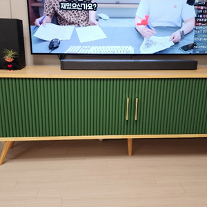 룸핏 레코드 원목 티비다이