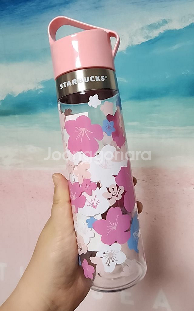 스타벅스 2012 사쿠라 클레이 워터보틀--0