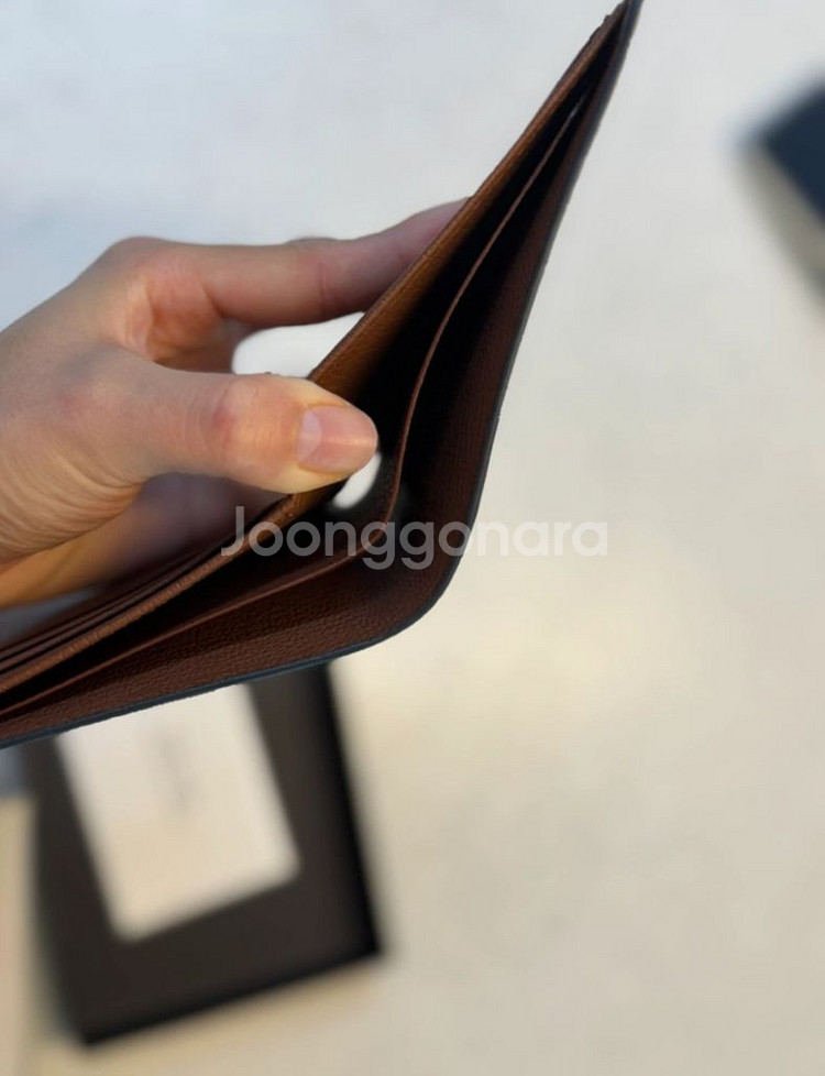 더 퀴르 악어가죽 지갑(새상품, 키링포함)--2