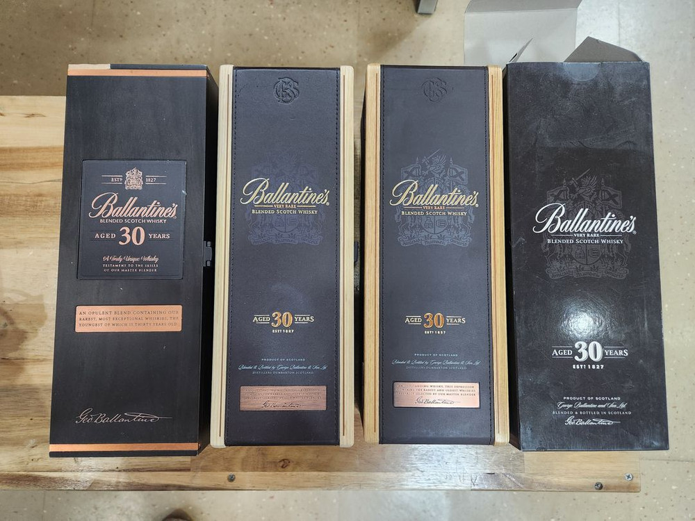 *양주 발*** 30년산 우드케이스 3개 +공병 1개 이미지