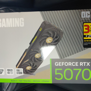 조택 RTX 5070 SOLID 미개봉