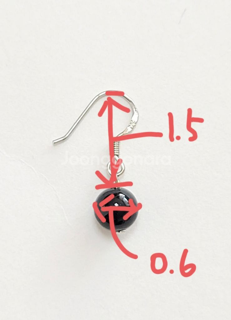 [새제품] 핸드메이드 귀걸이 2종 세트--2