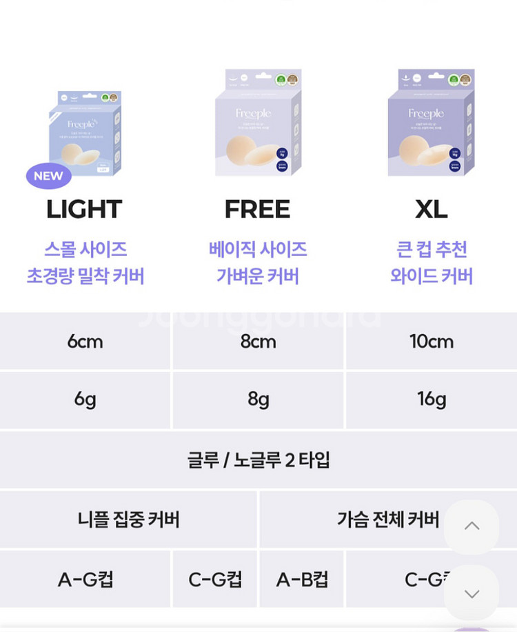 마른파이브 프리플 실리콘 니플패치(글루, 8cm/택포)--2