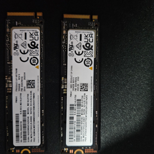 삼성 pm9a1 1tb 두 장 개당 10만원