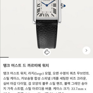 까르띠에 탱크머스크 라지