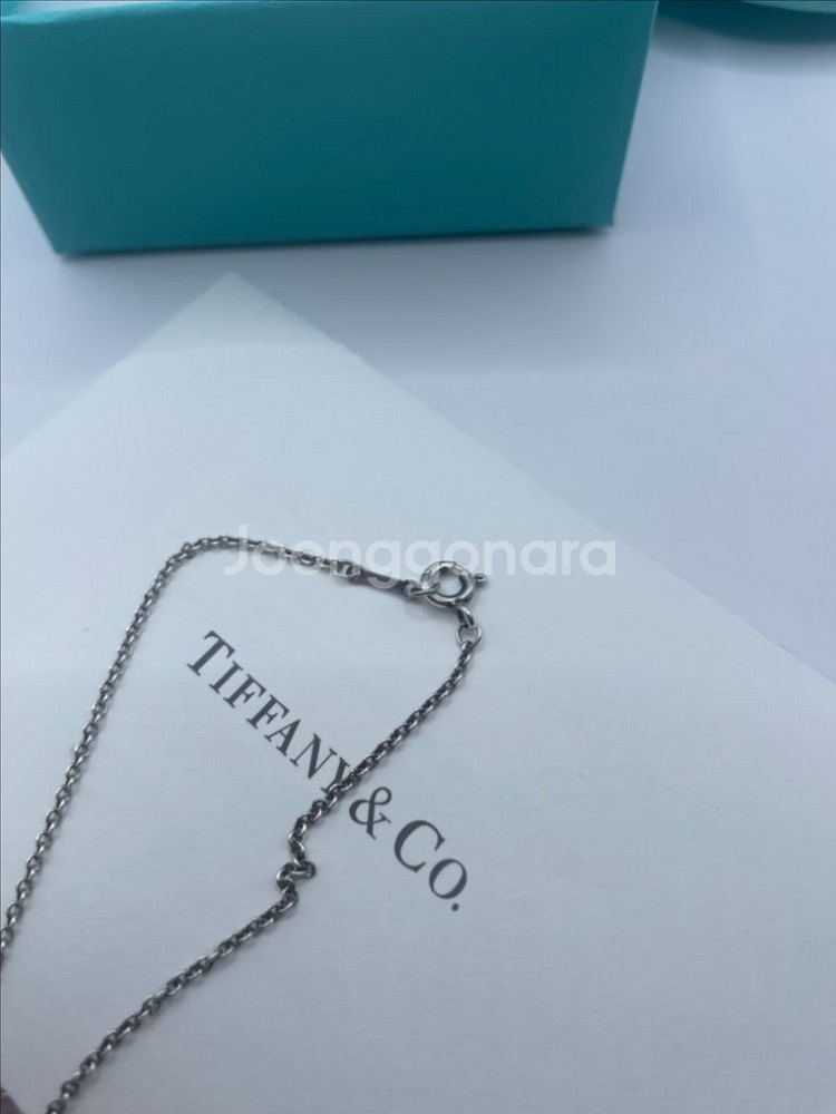 티파니앤코 팔로마 피카소 러빙 하트 팔찌 16.5cm--3