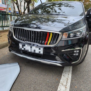 더뉴 카니발 세로그릴 시저파츠 (저먼라인캡)(삼색띠)만