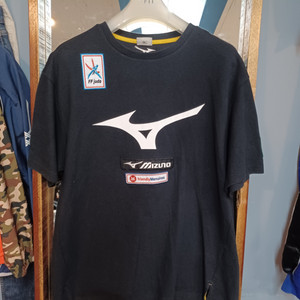 미즈노 주도 빅로고 옆트임 반팔 xl