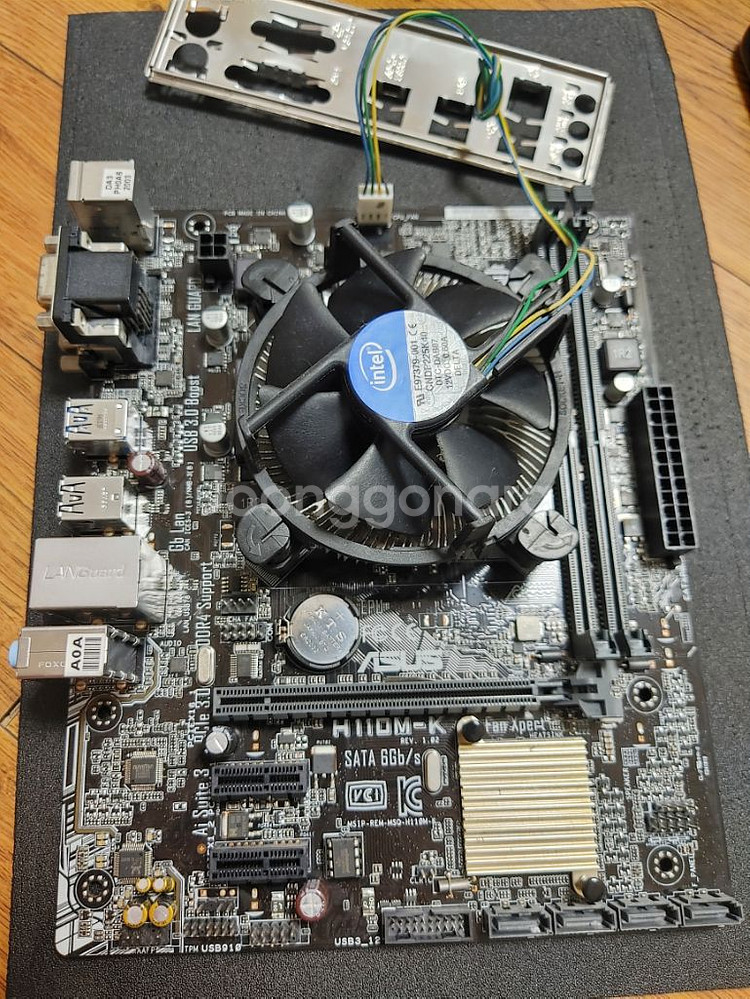 메인보드 ASUS H110M-K,펜티엄 G4400 택포--0