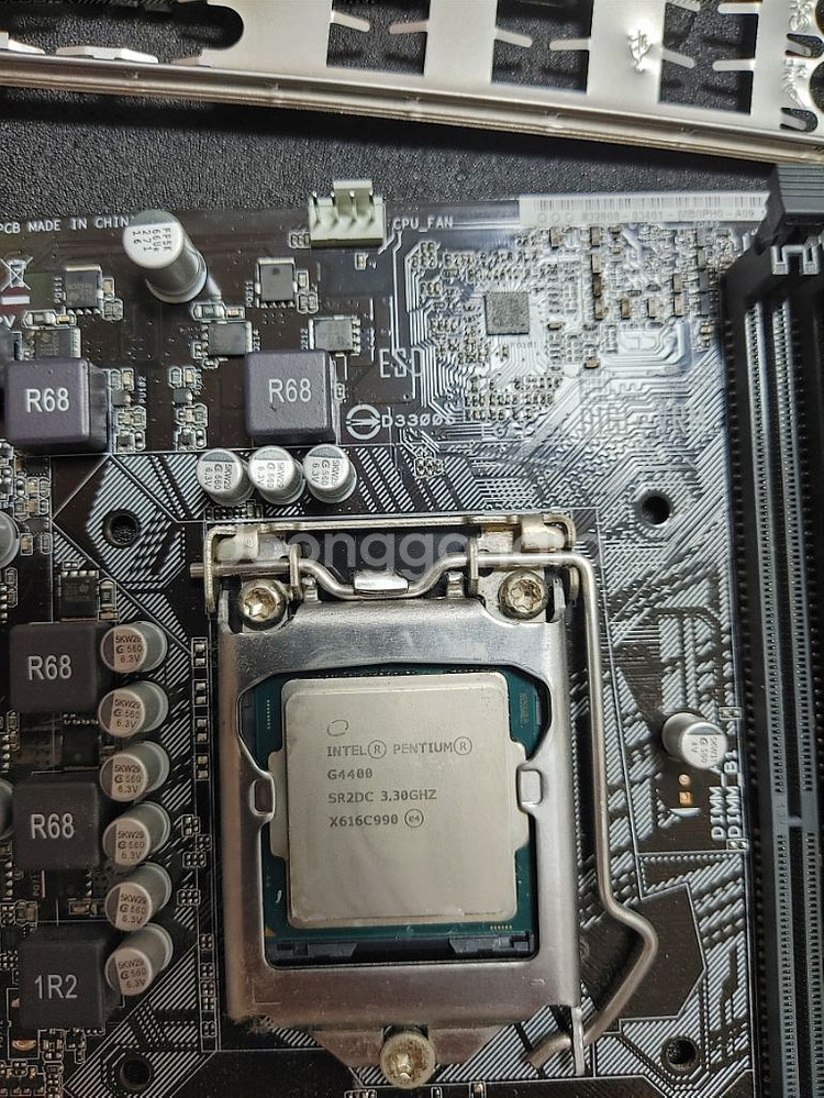메인보드 ASUS H110M-K,펜티엄 G4400 택포--1