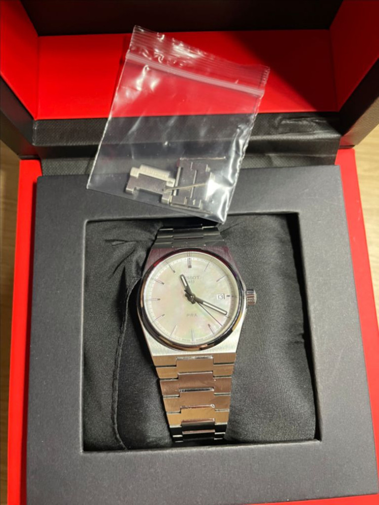 티쏘 prx 쿼츠 35mm 자개 급처 이미지