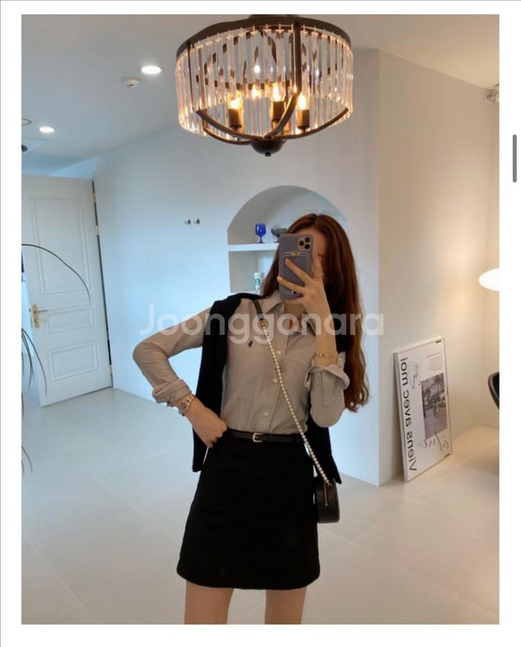(정품)폴로랄프로렌 여성 우먼 스트라이프 드레스 셔츠--2