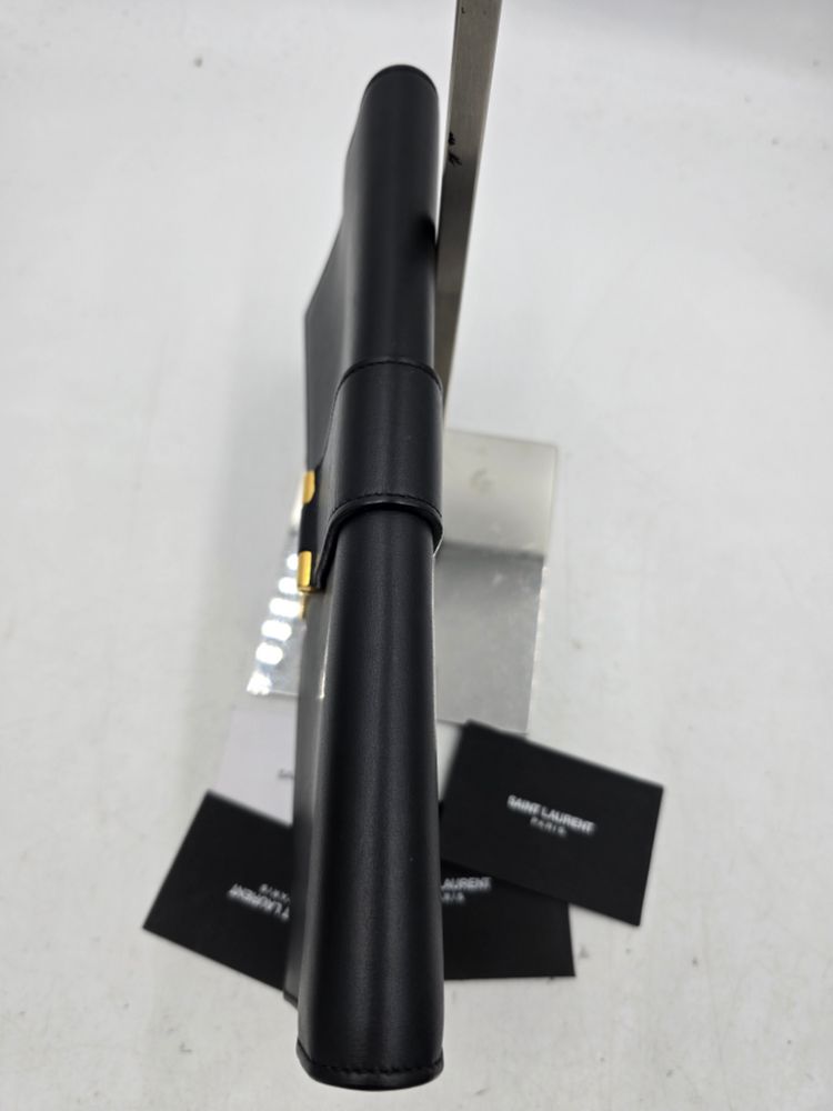 생로랑 카바시크 블랙 클러치--4