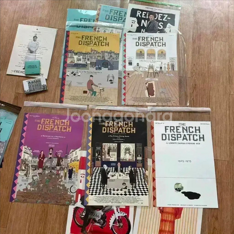 프렌치디스패치 포스터 웨스앤더슨영화 티모시샬라메--2