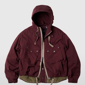 프리즘웍스 SMOCK HOODED PARKA 버건디 M