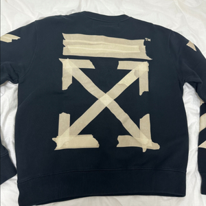 (XL)오프화이트 맨투맨 팝니다