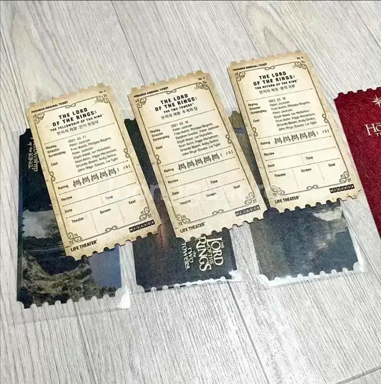 반지의제왕 아이맥스 포스터 두개의탑 오리지널티켓--9