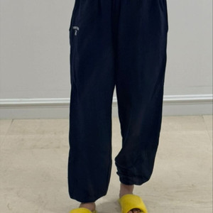 오버핏 조거팬츠 네이비 새상품