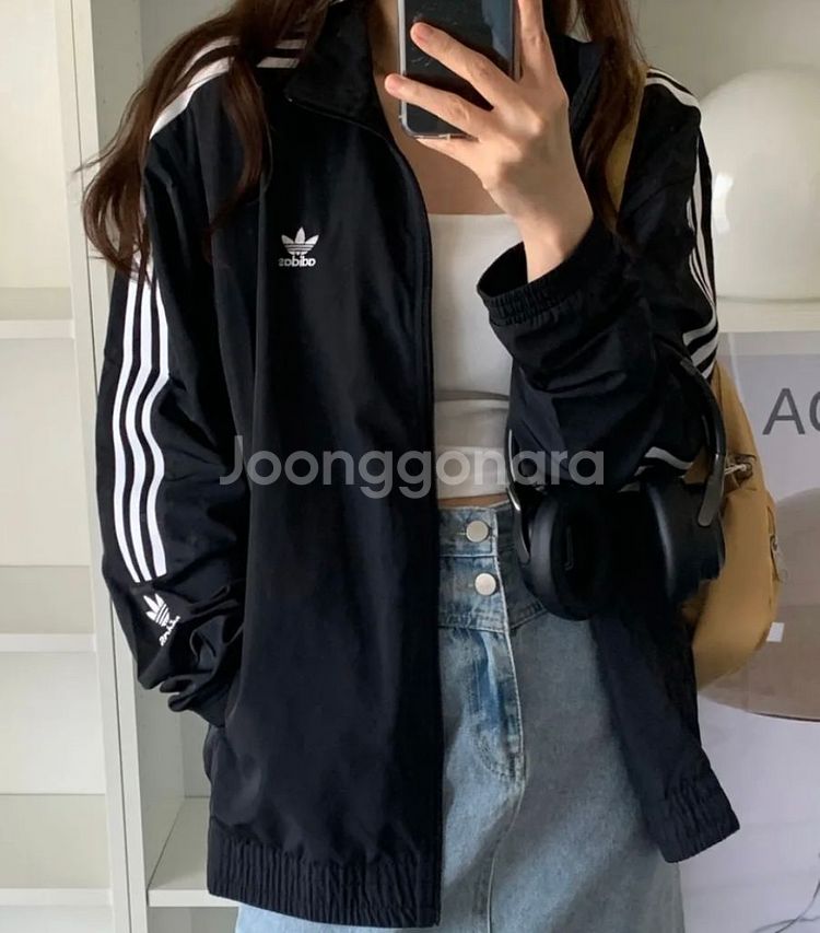 (무료배송) 아디다스 바람막이 오리지널 아디컬러 풀집업--0
