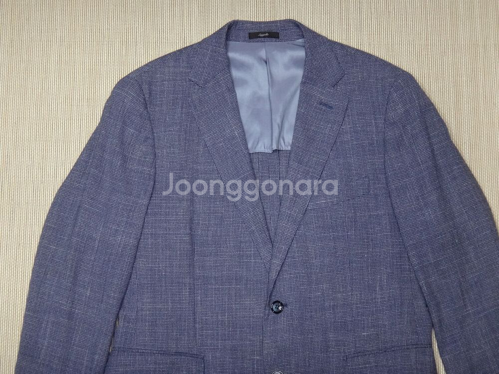 (100) 갤럭시 수젤로 린넨혼방 사이드벤트 재킷--2