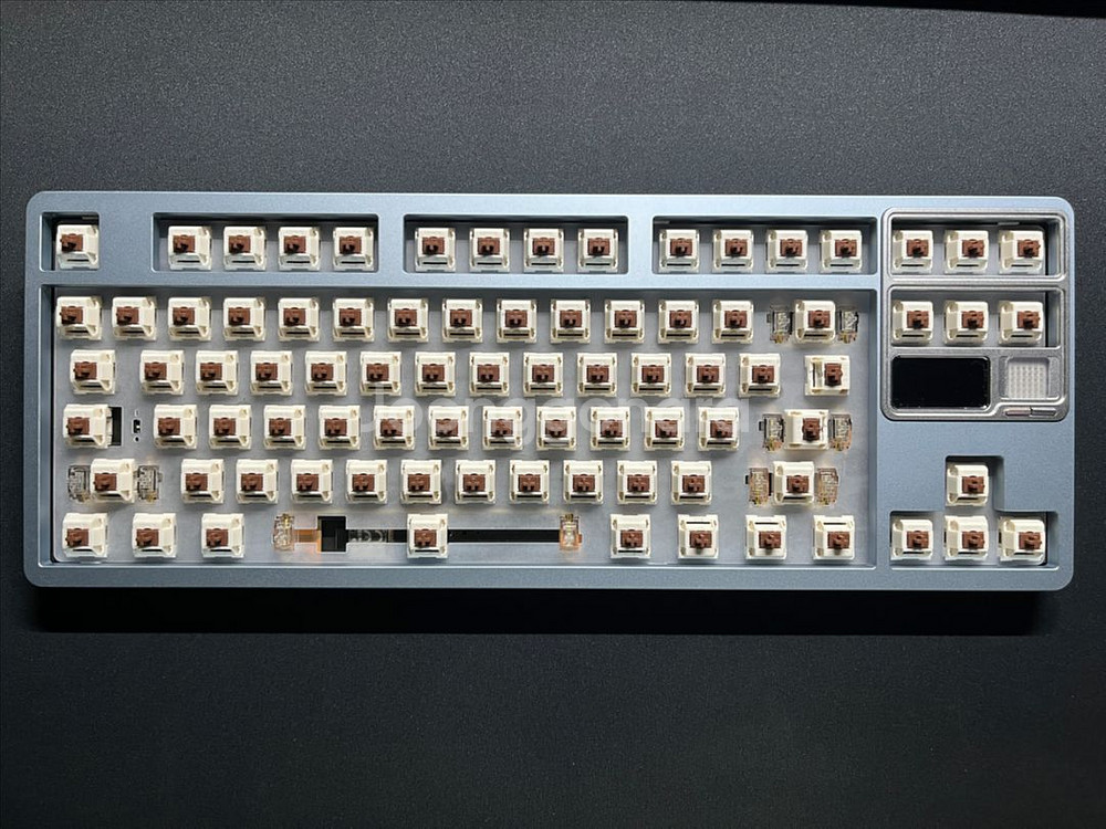 qk80mk2 아이스블루 커스텀 키보드--0