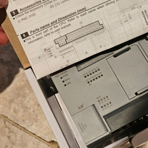 전기기능장 plc dr 20e 미사용 새제품 케이블포함