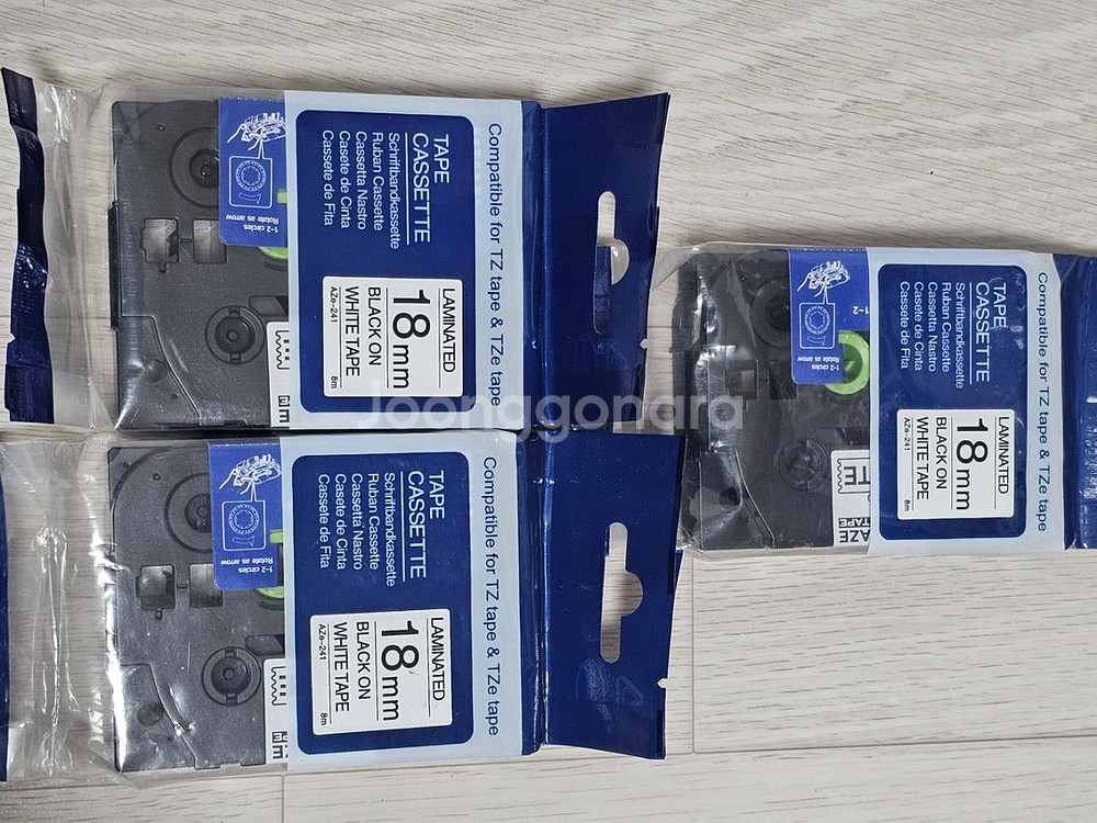 부라더 라벨프린터 pt-d600+ 라벨테이프30여개--3