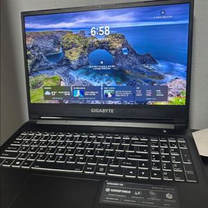 기가바이트 A7 K1 R7 노트북