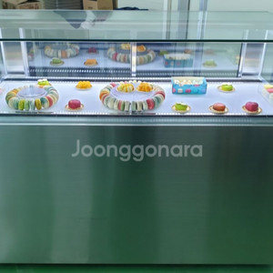 카페용 BKC 마카롱 샌드위치 냉장 쇼케이스 앞1단뒤2