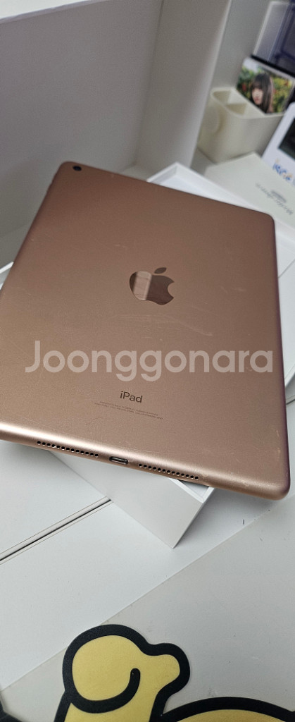 아이패드 6세대 32g 골드 배터리100%--8