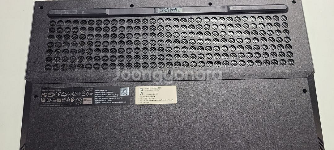 레노버 legion5 15arh05 판매합니다.--1
