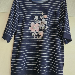 신축성 짱! 줄무늬 꽃무늬 티셔츠