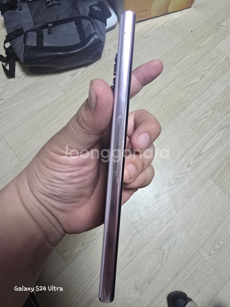 (센터액정교체 미사용)S23울트라 퍼플 256GB s2--3