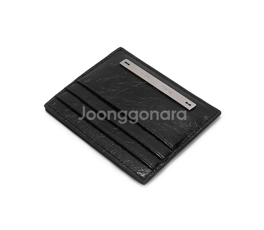 마뗑킴 글로시 카드지갑 블랙(새상품)--2