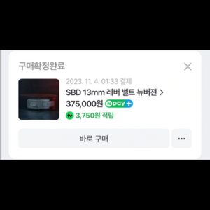 SBD 벨트