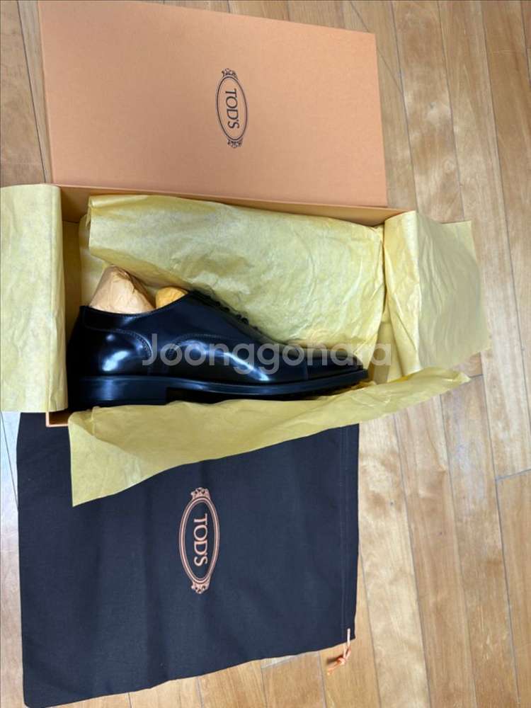 (새상품)토즈 남성 정장 구두 블랙컬러(275)--0