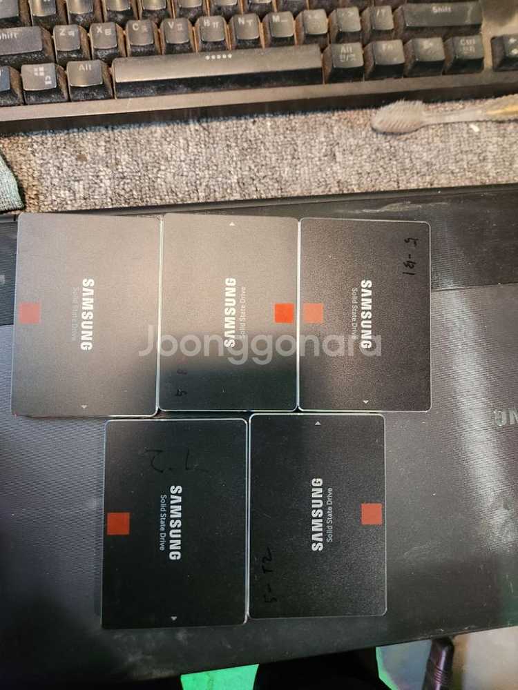ssd<25>삼성256g 850 pro 5개묶음--1