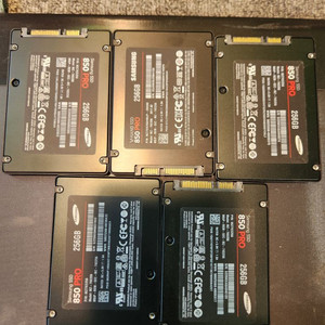 ssd<25>삼성256g 850 pro 5개묶음