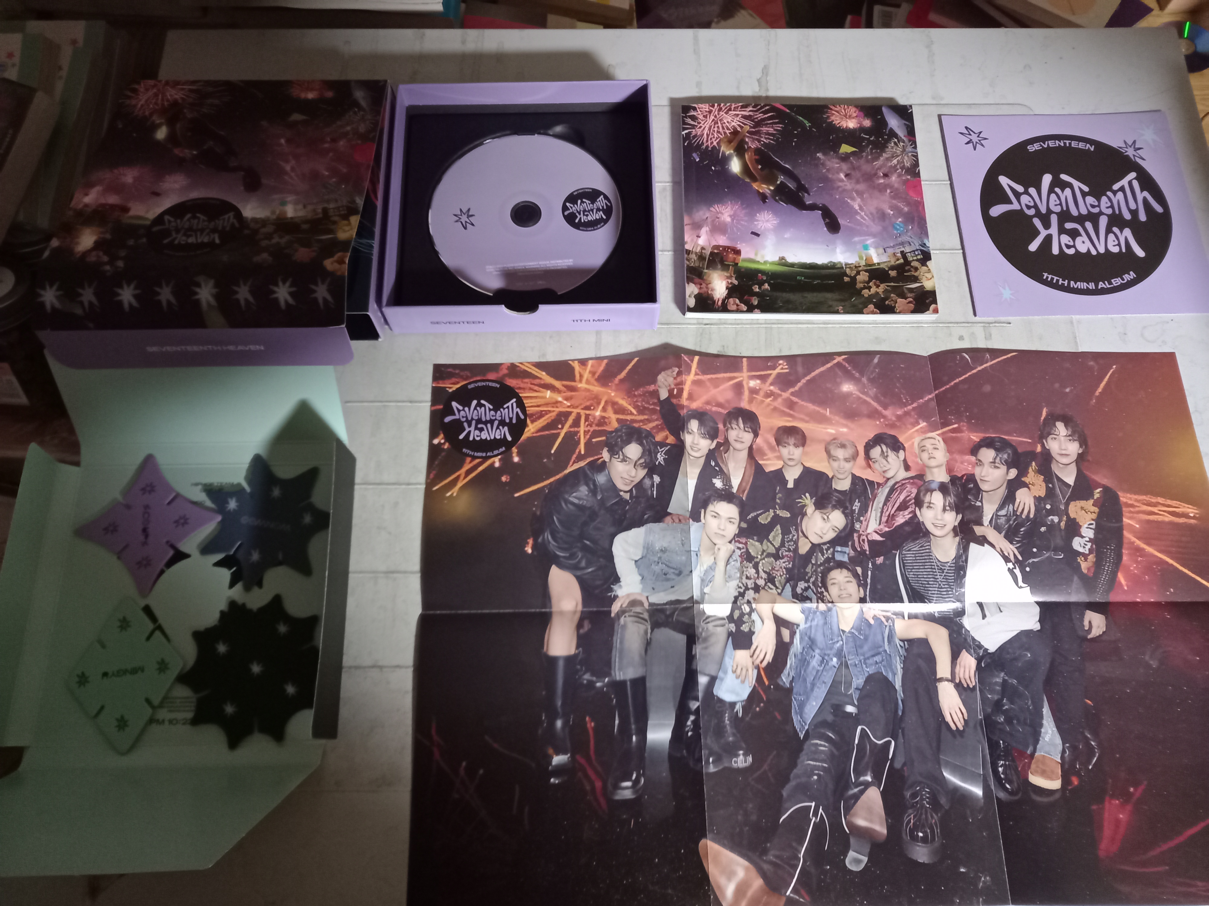 세븐틴 11집 미니앨범 포카 없음 실사진 설명참조