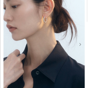 SIE 래디언트 원터치 이어링 실버