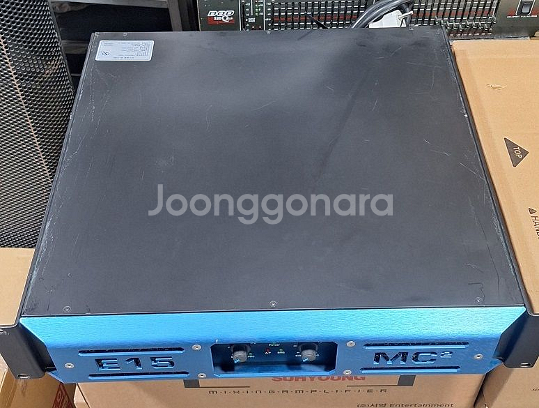 영국 mc2 audio e15 파워앰프 4옴 750w+--1
