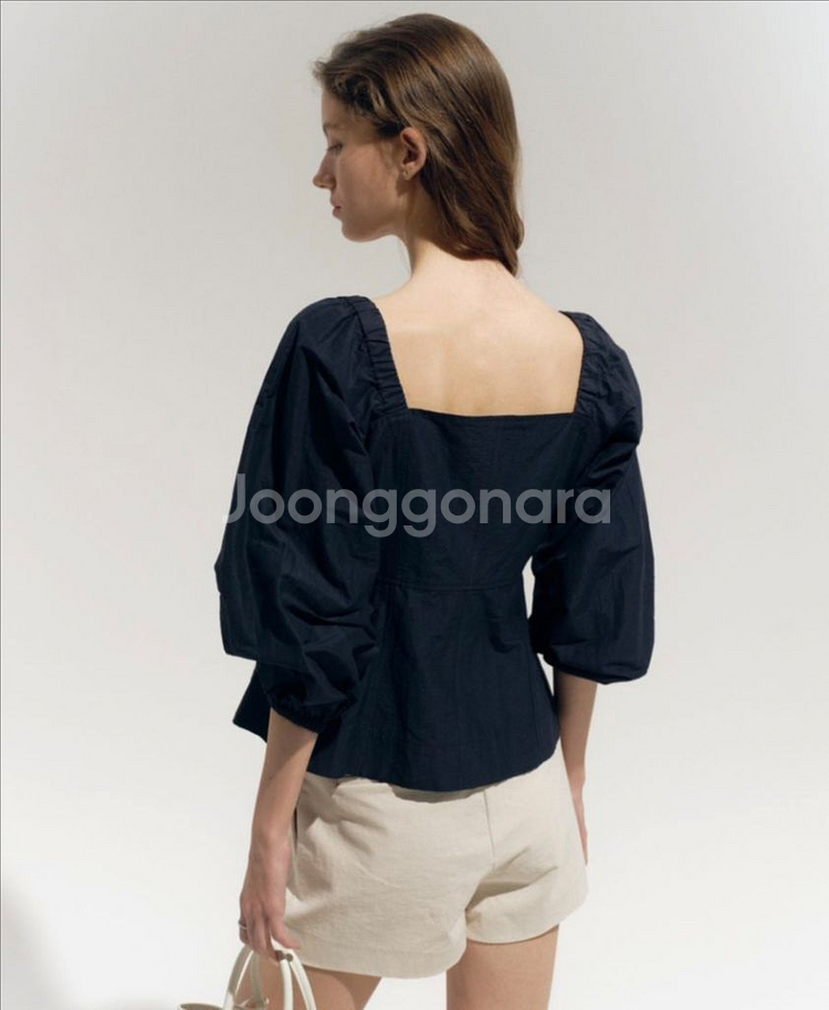 sie 리안블라우스 네이비--1