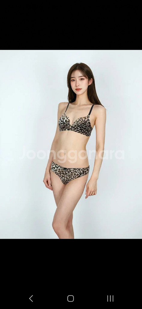 노와이어 호피 브라팬티세트 판매 무료배송 75 80 8--0