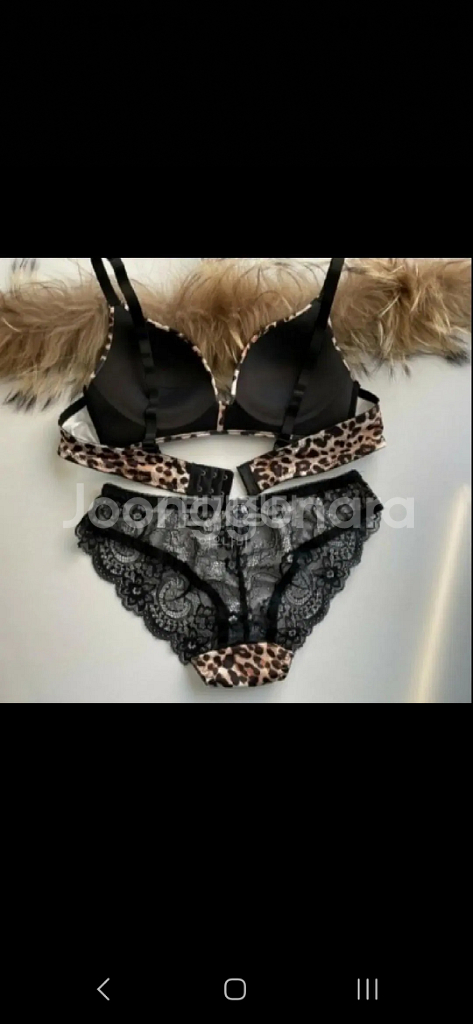 노와이어 호피 브라팬티세트 판매 무료배송 75 80 8--2