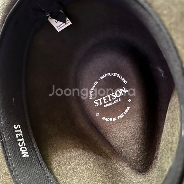 스탯슨 페도라 카우보이 모자 신품--1